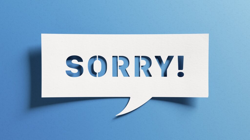 ビジネスシーンで使える謝罪の英語表現