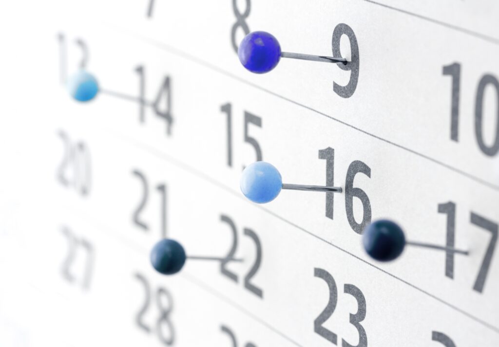「月」と「曜日」の英語表現をそれぞれ例文付きで解説！スペル・略し方も紹介