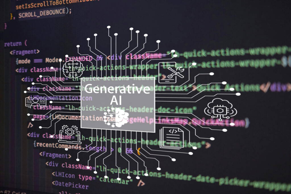 「生成AI」は英語で "Generative AI"