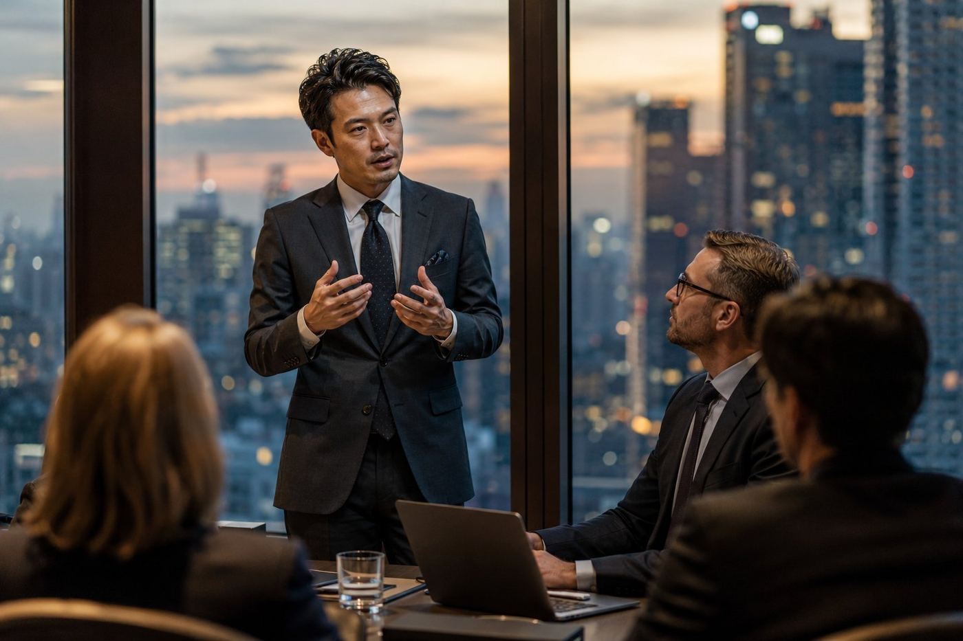経営層との対話で堂々と日本を語るビジネスパーソン